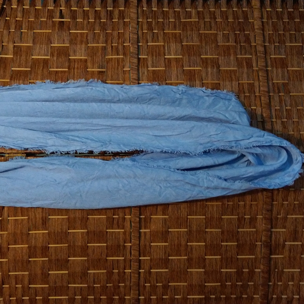 light blue infinity scarf like new